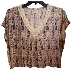Tua Cropped Top Size Large